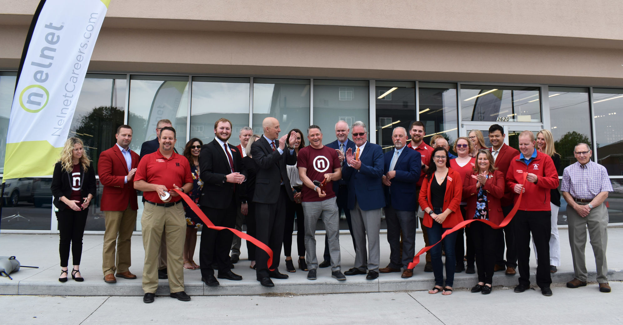 Nelnet ribbon cutting